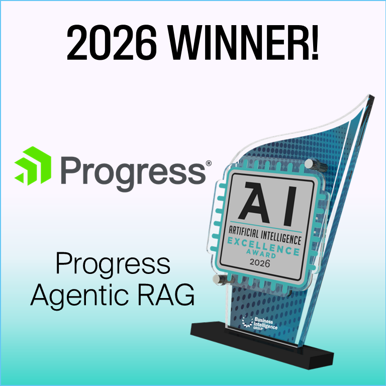 Progress Software AI Excellence Award social image