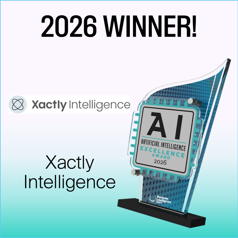 Xactly Corporation AI Excellence Award social image